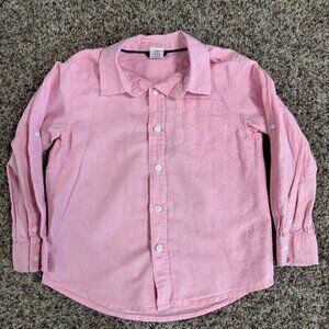 Gymboree Pink Button Down Shirt - Girls Size S (5/6) - 1653